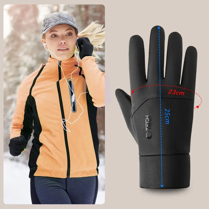 Tech-Protect WG01 Ръкавици с Touch Tips L - Черни
