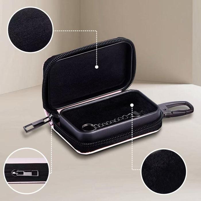 Кутия за автомобилни ключове Tech-Protect KLR300 с RFID блокиране - розова