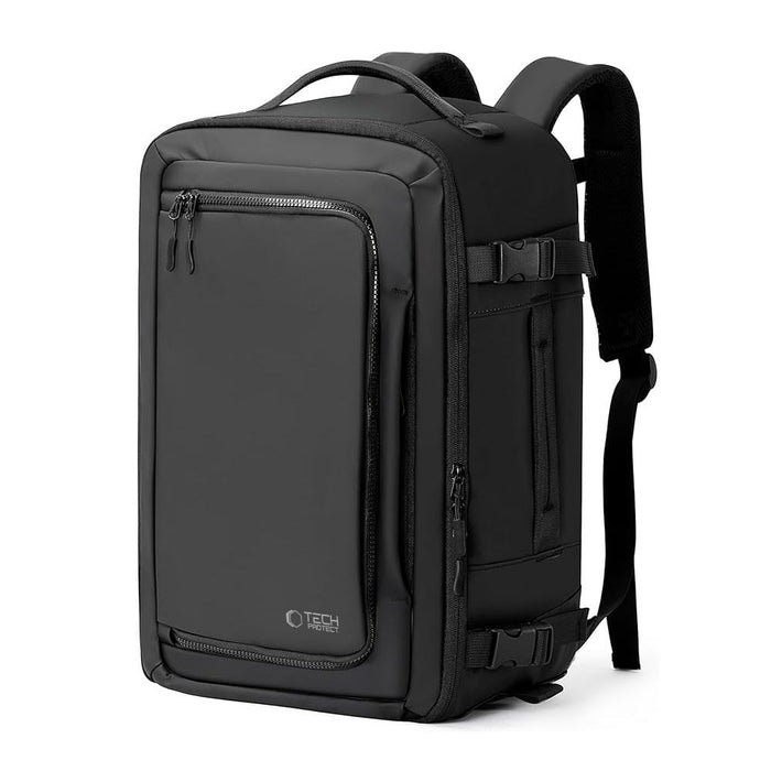 Раница Tech-Protect Defender S50 за Ryanair и Wizzar, 20L лаптоп - черна