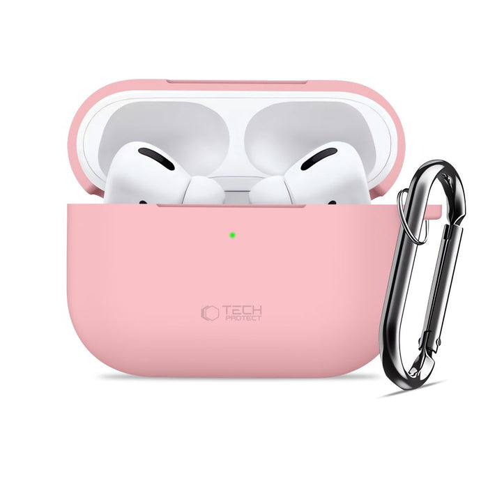 Силиконов калъф Tech-Protect Hook за AirPods Pro - розов