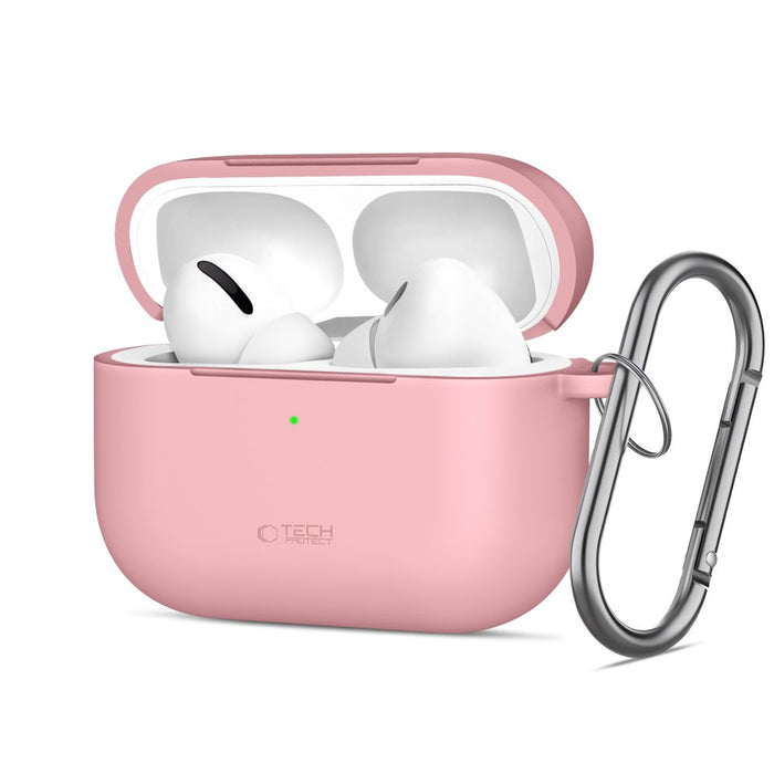 Силиконов калъф Tech-Protect Hook за AirPods Pro - розов