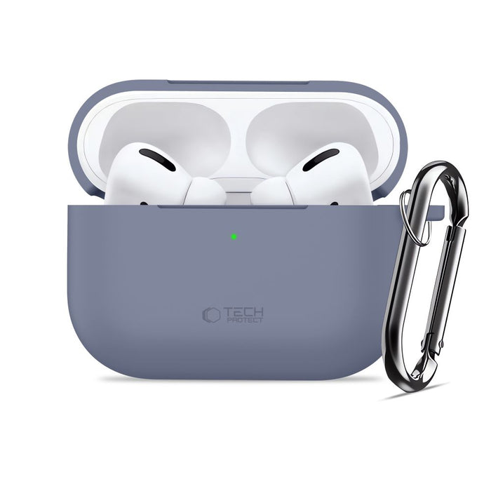 Силиконов калъф Tech-Protect Hook за AirPods Pro - син