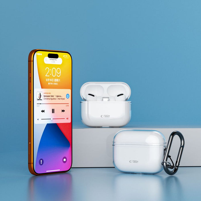 Калъф Tech-Protect FlexAir за AirPods Pro - прозрачен