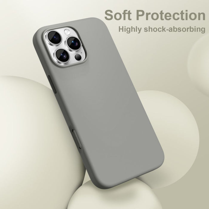 Силиконов калъф Tech-Protect MagSafe за iPhone 17 Pro Max - сив