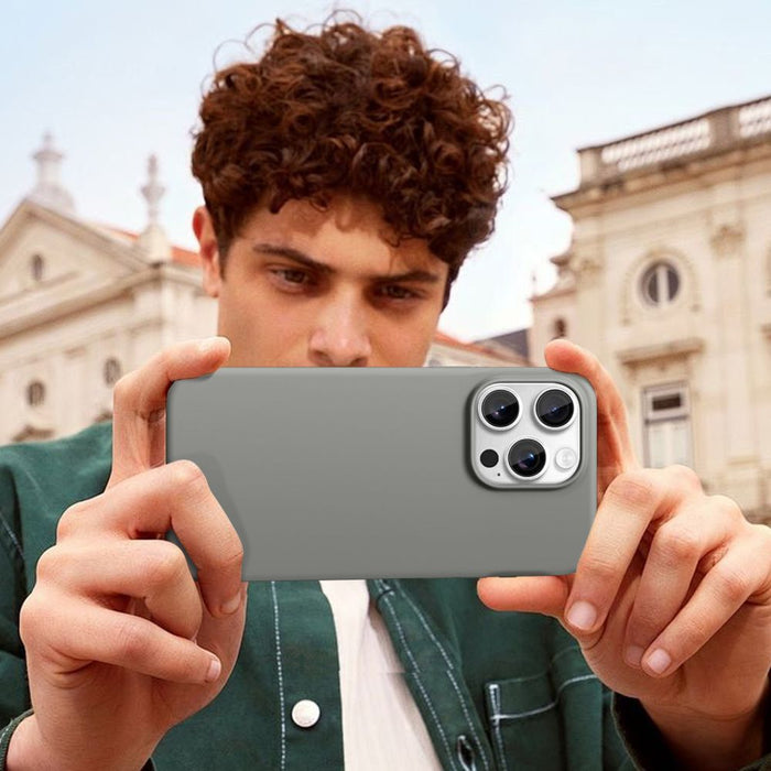 Силиконов калъф Tech-Protect MagSafe за iPhone 17 Pro Max - сив