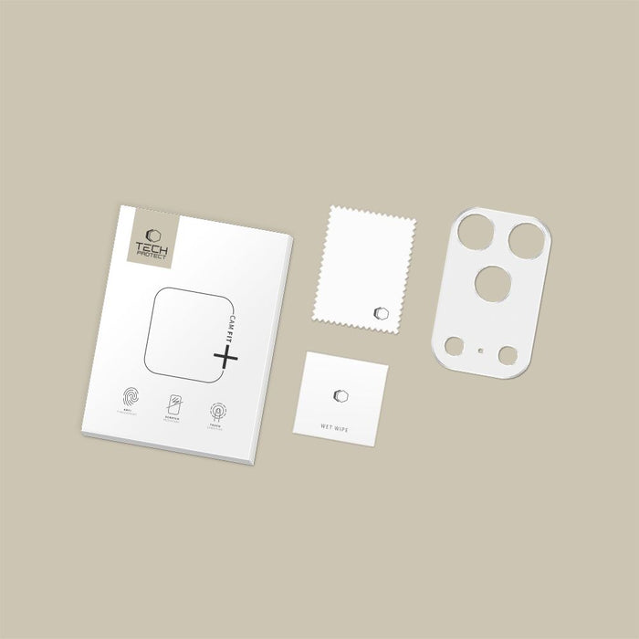 Калъф Tech-Protect Camalloy Fit+ за камера за iPhone 17 Pro - сребрист