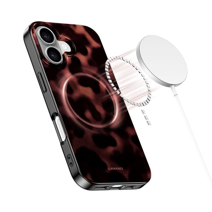 Калъф Tech-Protect Lamano MagSafe за iPhone 17 - черен и червен