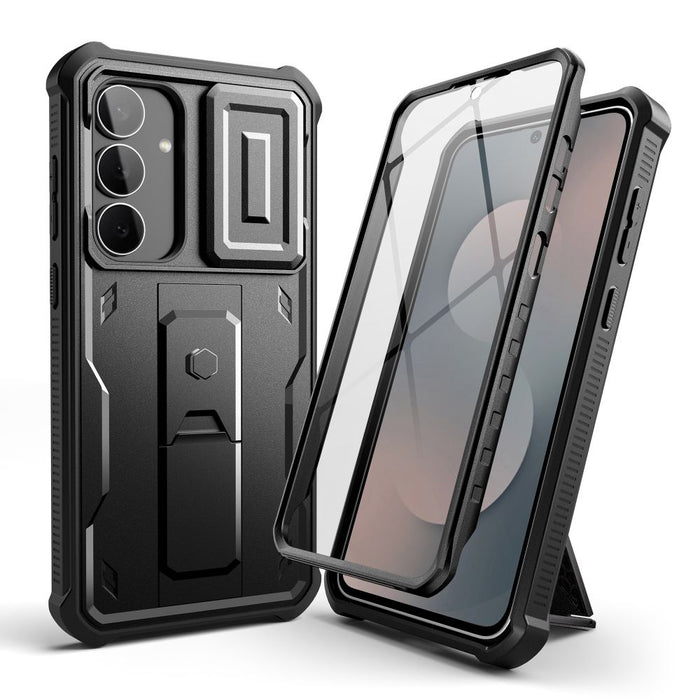 Калъф Tech-Protect Kevlar Cam+ за Samsung Galaxy S25 FE - черен