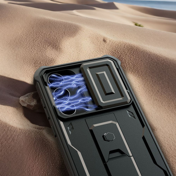 Калъф Tech-Protect Kevlar Cam+ за Samsung Galaxy S25 FE - черен