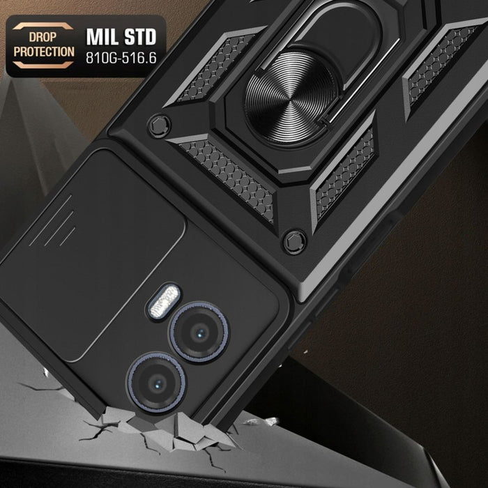Калъф Tech-Protect CamShield Pro за Motorola Moto G73 5G - черен
