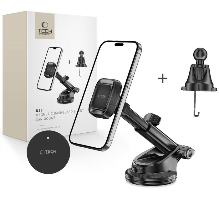 Магнитен държач Tech-Protect N59 - черен
