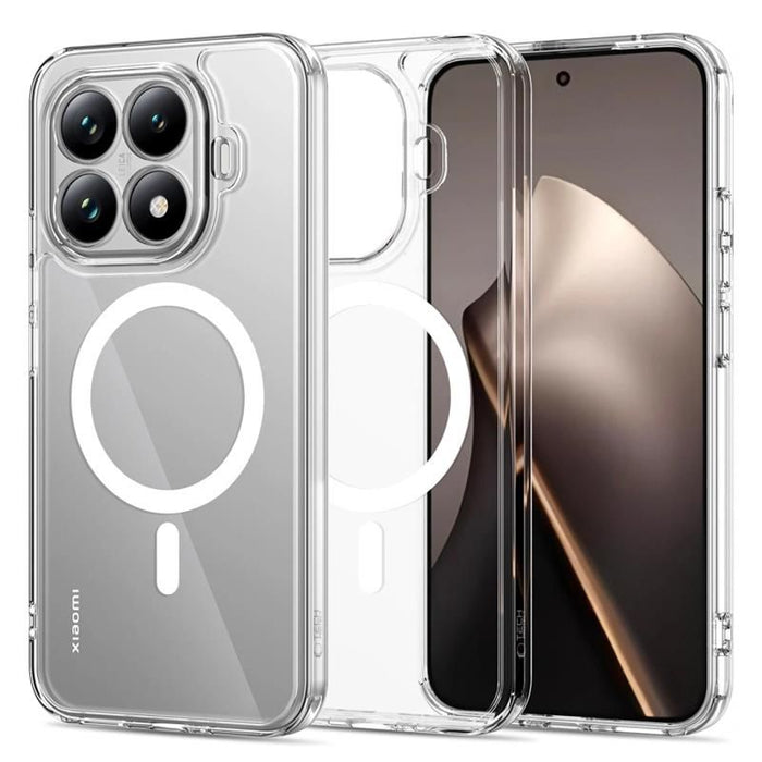 Кейс Tech-Protect Flexair Hybrid MagSafe за Xiaomi 15T Pro - прозрачен