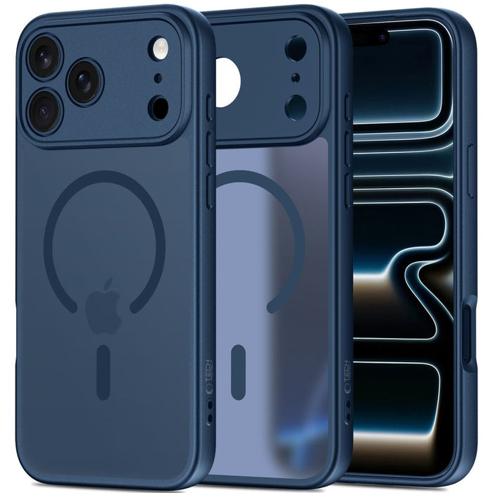 Кейс Tech-Protect BasicMag MagSafe за iPhone 17 Pro - тъмносин