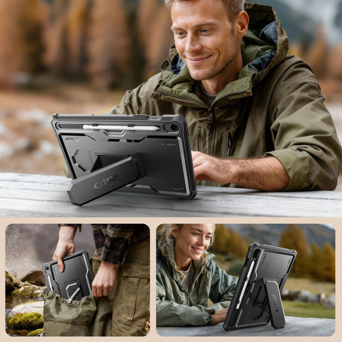 Калъф Tech-Protect Kevlar Pro за Samsung Galaxy Tab S9 - черен