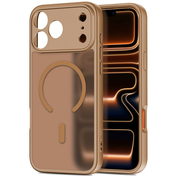 Калъф Tech-Protect BasicMag MagSafe за iPhone 17 Pro - кафяв