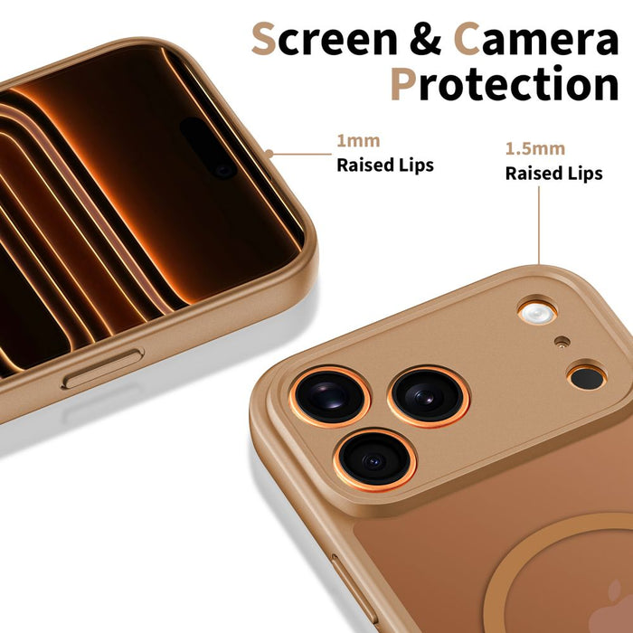 Калъф Tech-Protect BasicMag MagSafe за iPhone 17 Pro Max - кафяв