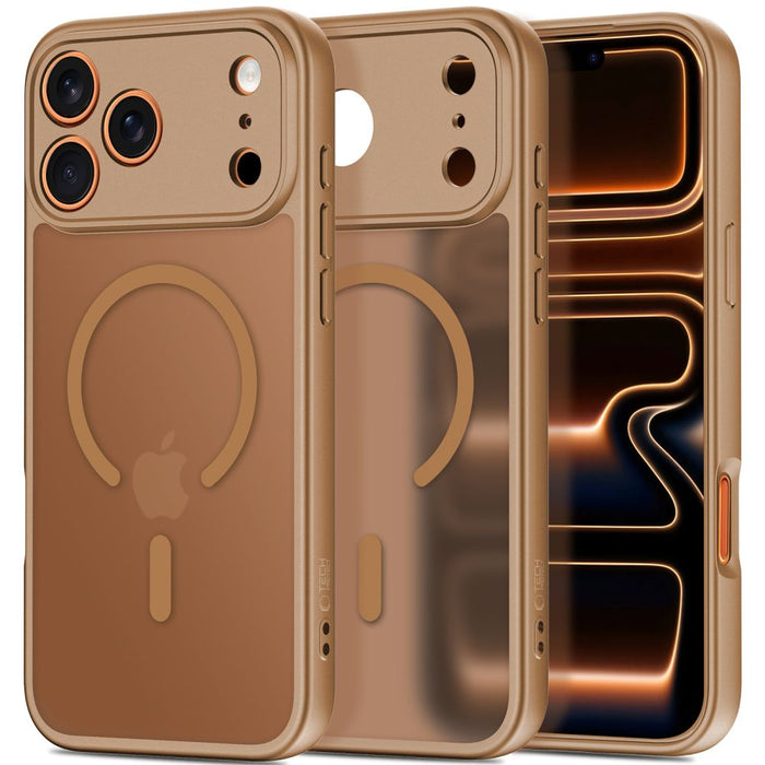 Калъф Tech-Protect BasicMag MagSafe за iPhone 17 Pro Max - кафяв