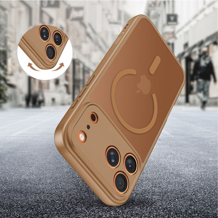 Калъф Tech-Protect BasicMag MagSafe за iPhone 17 Pro Max - кафяв