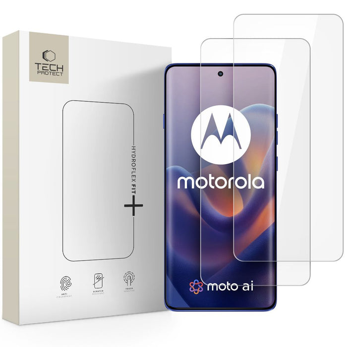 Tech-Protect Hydro flex+ хидрогелно фолио за Motorola Edge 60 / 60 PRO / 60 Fusion, 2 броя