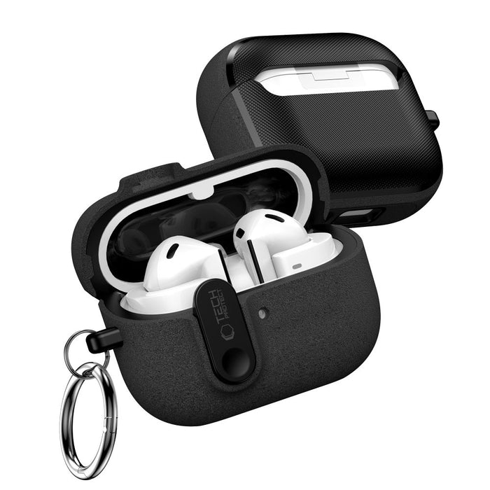 Тънък калъф Tech-Protect Hook за Samsung Galaxy Buds 3 / 3 FE / 3 Pro - черен