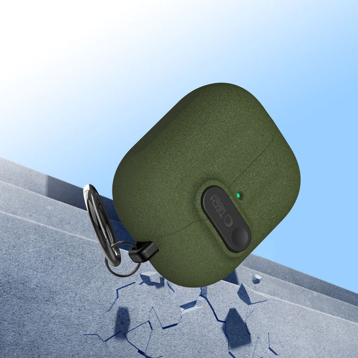 Тънък калъф Tech-Protect Hook за Samsung Galaxy Buds 3 / 3 FE / 3 Pro - зелен