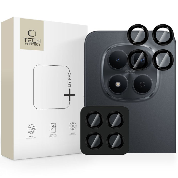 Калъф Tech-Protect Camring Fit+ за камера за Xiaomi Redmi Note 15 Pro 5G / 15 Pro+ - черен