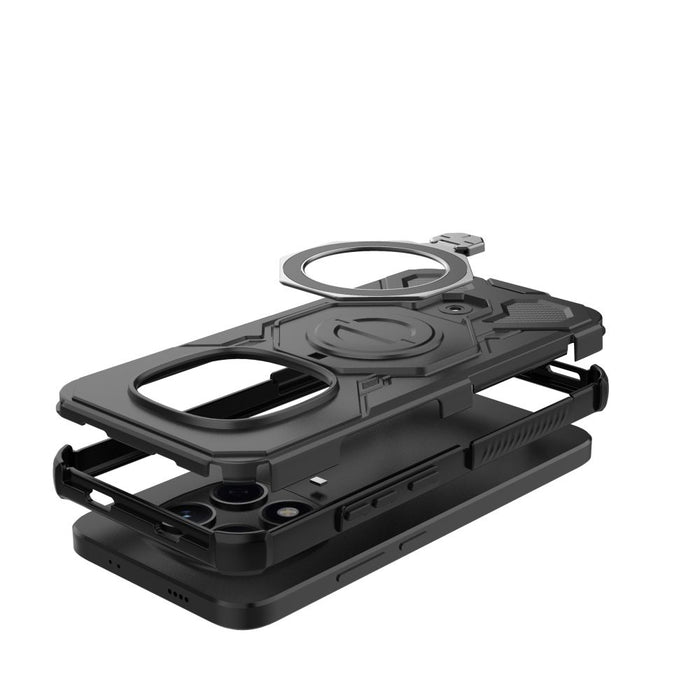 Калъф Tech-Protect TacticStand MagSafe за Xiaomi Poco M8 Pro / Xiaomi Redmi Note 15 Pro+ 5G - черен