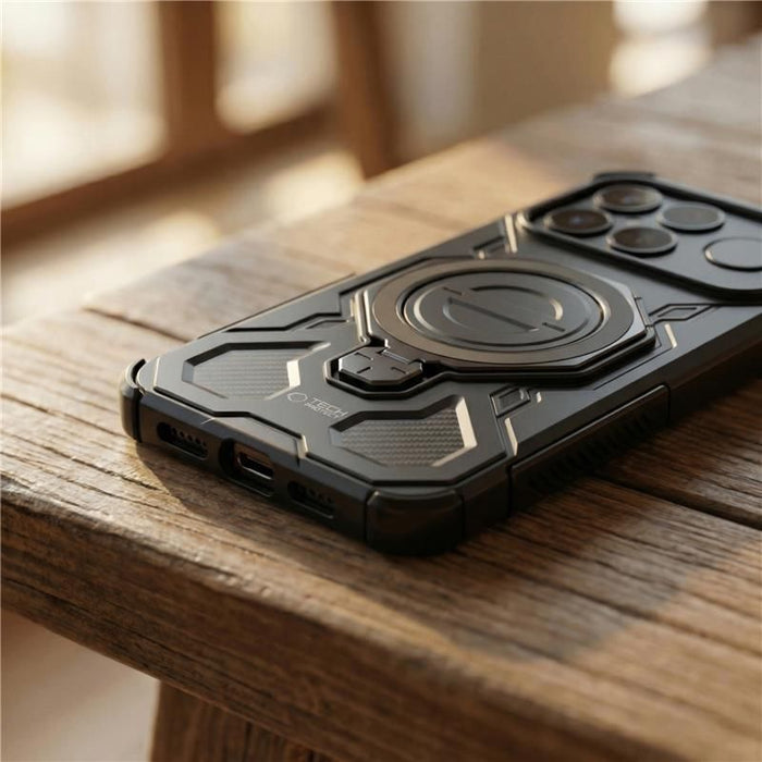 Калъф Tech-Protect TacticStand MagSafe за Xiaomi Poco M8 Pro / Xiaomi Redmi Note 15 Pro+ 5G - черен