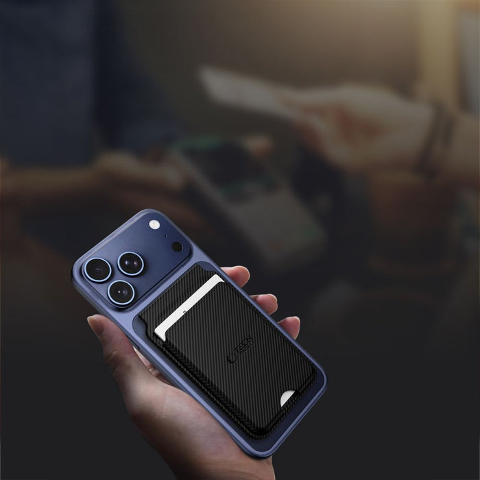 Магнитен портфейл за телефон Tech-Protect MagWallet, черен