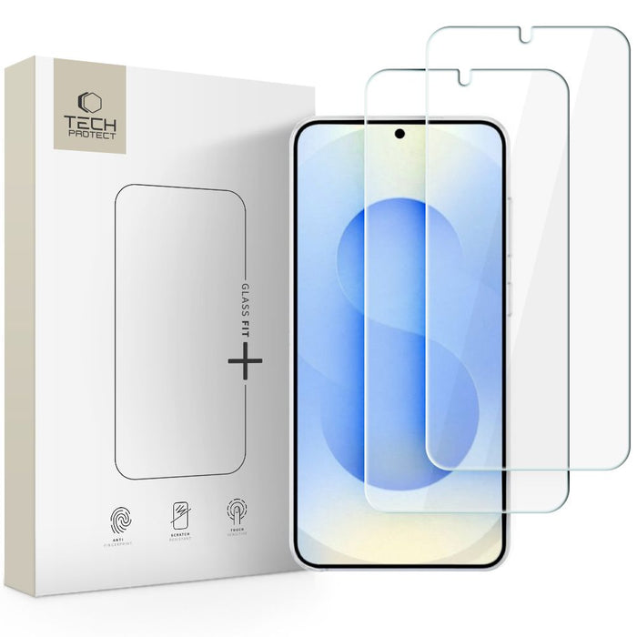 TECH-PROTECT GLASS FIT+ Комплект от 2 закалени стъкла за Samsung Galaxy S26