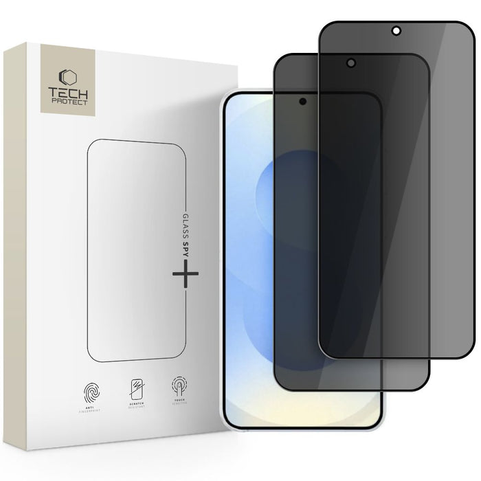 Tech-Protect Glass SPY+ 2 броя закалено стъкло за Samsung Galaxy S26