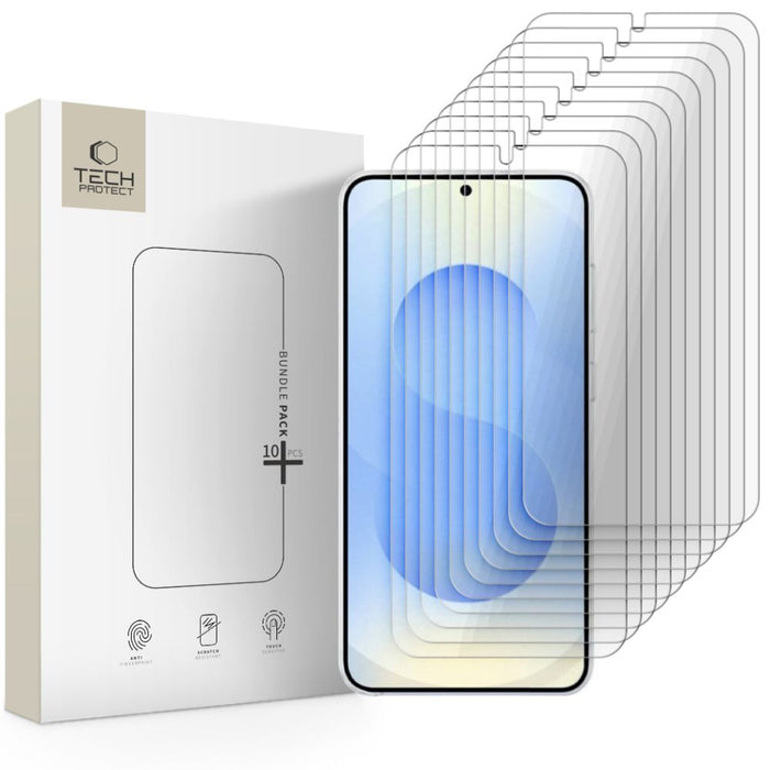 Комплект от 10 закалени стъкла Tech-Protect Bundle за Samsung Galaxy S26 Ultra