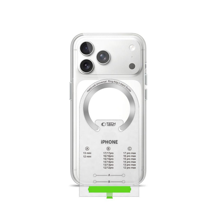 Магнитни пръстени Tech-Protect MMP-210 MagSafe, комплект от 2 броя - сребрист/тъмносин