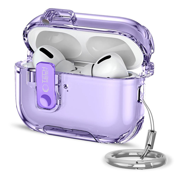 Калъф Tech-Protect Bounce Pro за AirPods Pro 3 - лилав