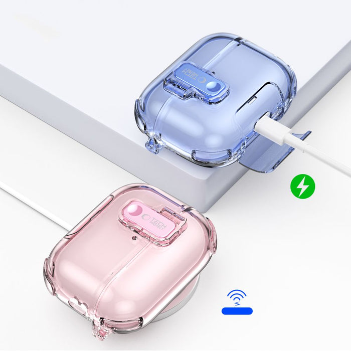 Калъф Tech-Protect Bounce Pro за AirPods Pro 3 - розов