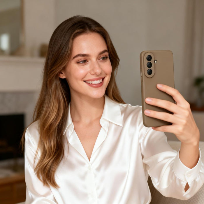 Кейс Tech-Protect Icon за Samsung Galaxy A37 5G - кафяв