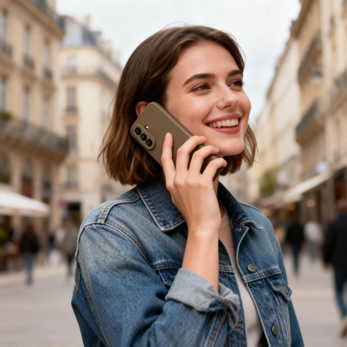 Кейс Tech-Protect Icon за Samsung Galaxy A37 5G - кафяв