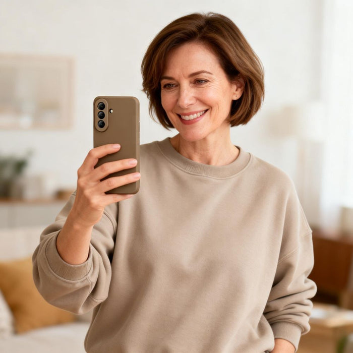 Кейс Tech-Protect Icon за Samsung Galaxy A57 5G - кафяв