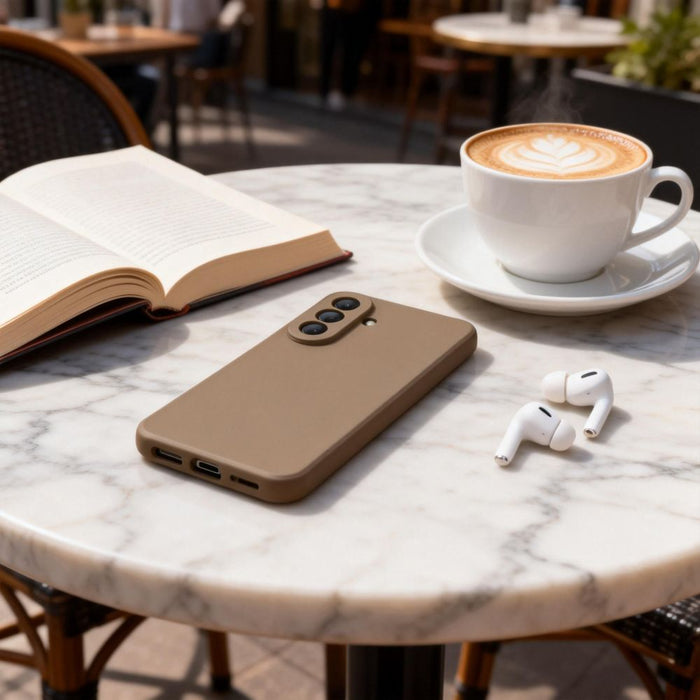 Кейс Tech-Protect Icon за Samsung Galaxy A57 5G - кафяв