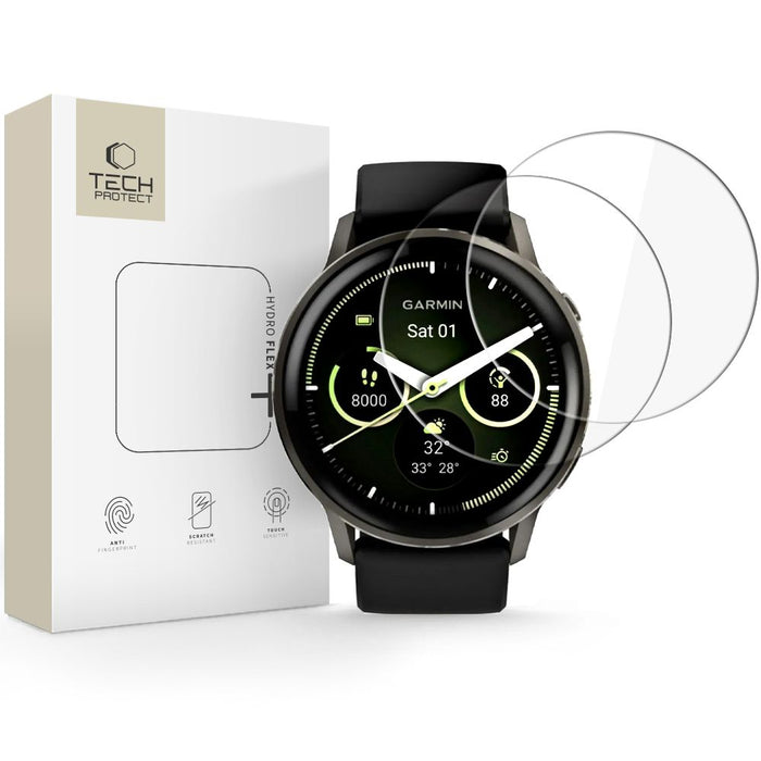 Tech-Protect Hydroflex+ хидрогелно фолио за Garmin Venu 45 мм, комплект от 2 броя