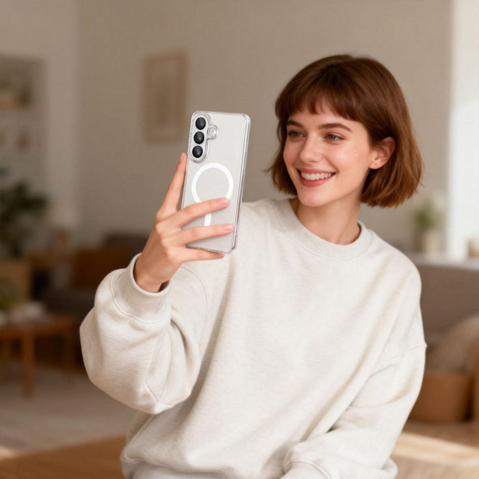 Калъф Tech-Protect FlexAir MagSafe за Samsung Galaxy S26 - прозрачен