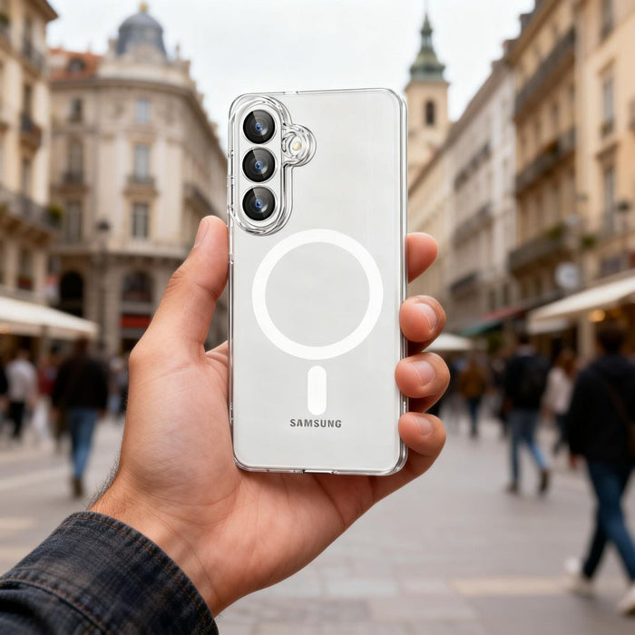 Калъф Tech-Protect FlexAir MagSafe за Samsung Galaxy S26 - прозрачен