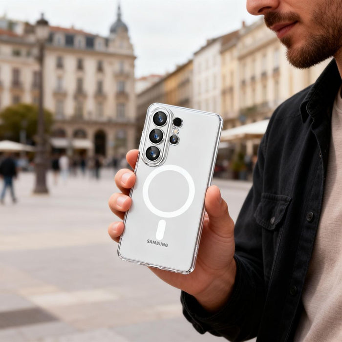 Калъф Tech-Protect FlexAir MagSafe за Samsung Galaxy S26 Ultra - прозрачен