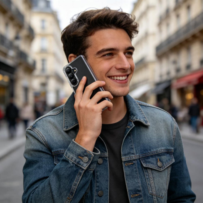 Хибриден калъф Tech-Protect FlexAir за Samsung Galaxy S26+ - прозрачен