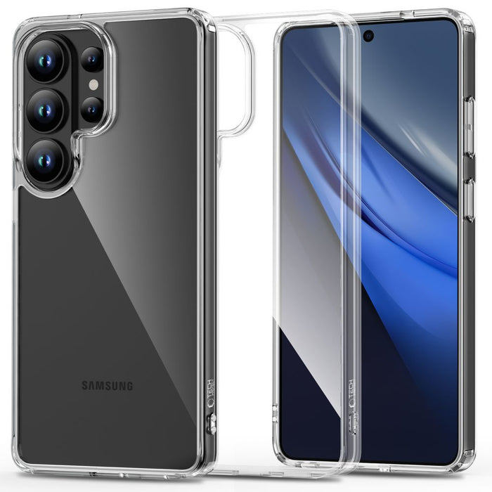 Хибриден калъф Tech-Protect FlexAir за Samsung Galaxy S26 Ultra - прозрачен
