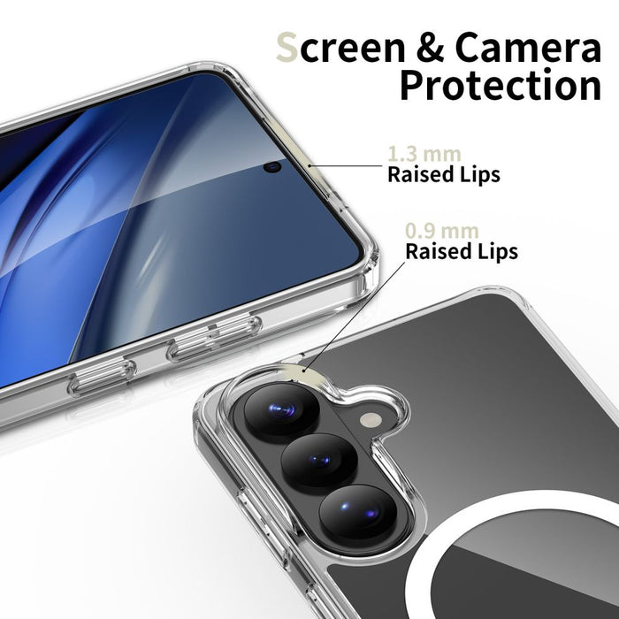 Кейс Tech-Protect FlexAir Hybrid MagSafe за Samsung Galaxy S26+ - прозрачен