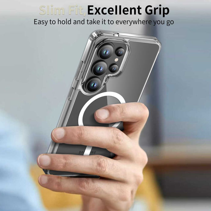 Кейс Tech-Protect FlexAir Hybrid MagSafe за Samsung Galaxy S26 Ultra - прозрачен