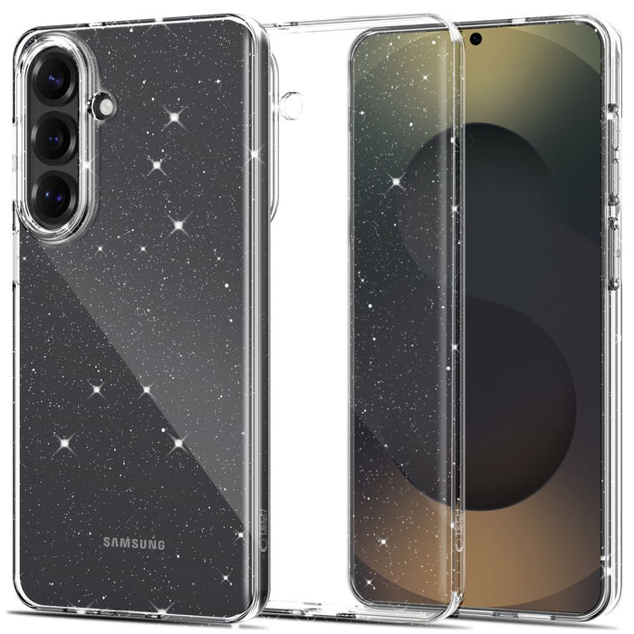 Кейс Tech-Protect FlexAir за Samsung Galaxy S26 - прозрачен и брокат