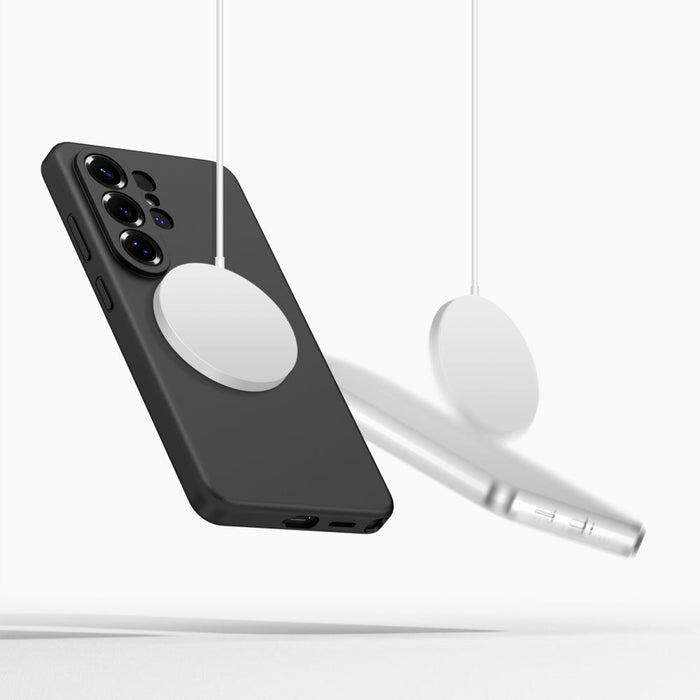 Силиконов калъф Tech-Protect MagSafe за Samsung Galaxy S26 Ultra - черен