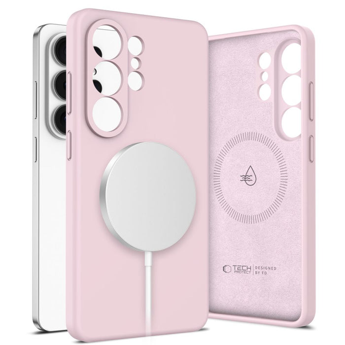 Силиконов калъф Tech-Protect MagSafe за Samsung Galaxy S26 Ultra - розов